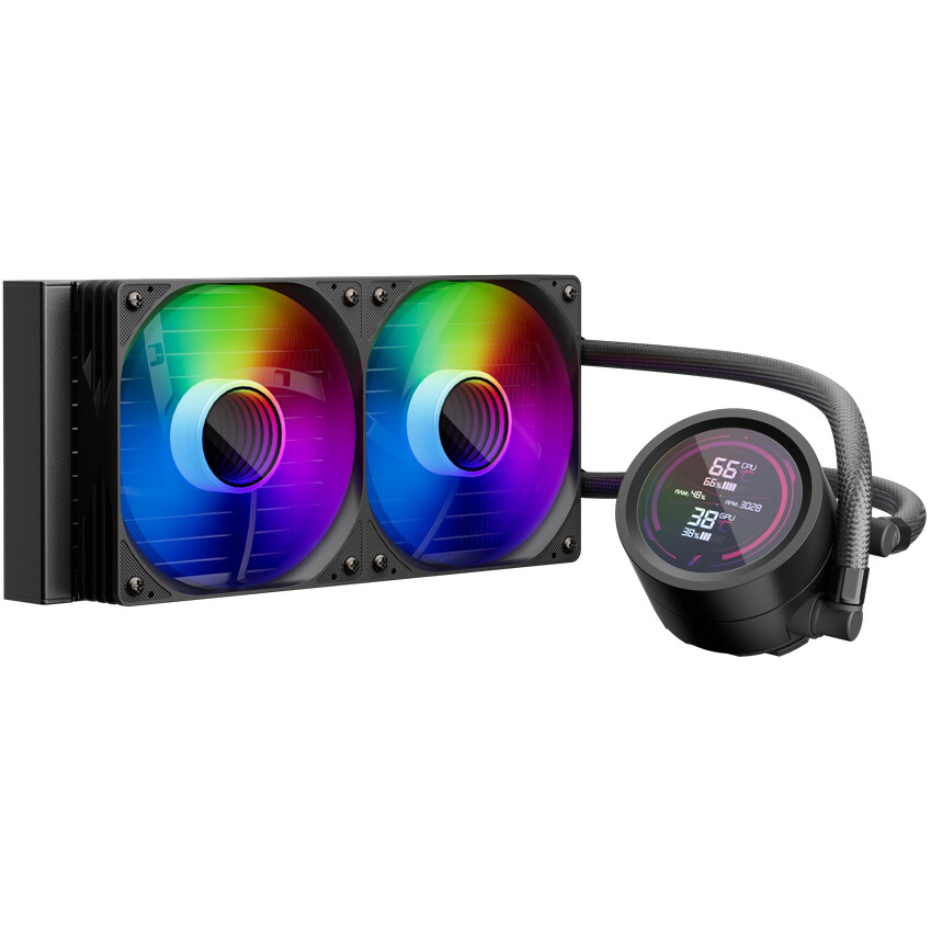 Система жидкостного охлаждения 1STPLAYER TS4 240 Black - TS4-240-BK - фото 2