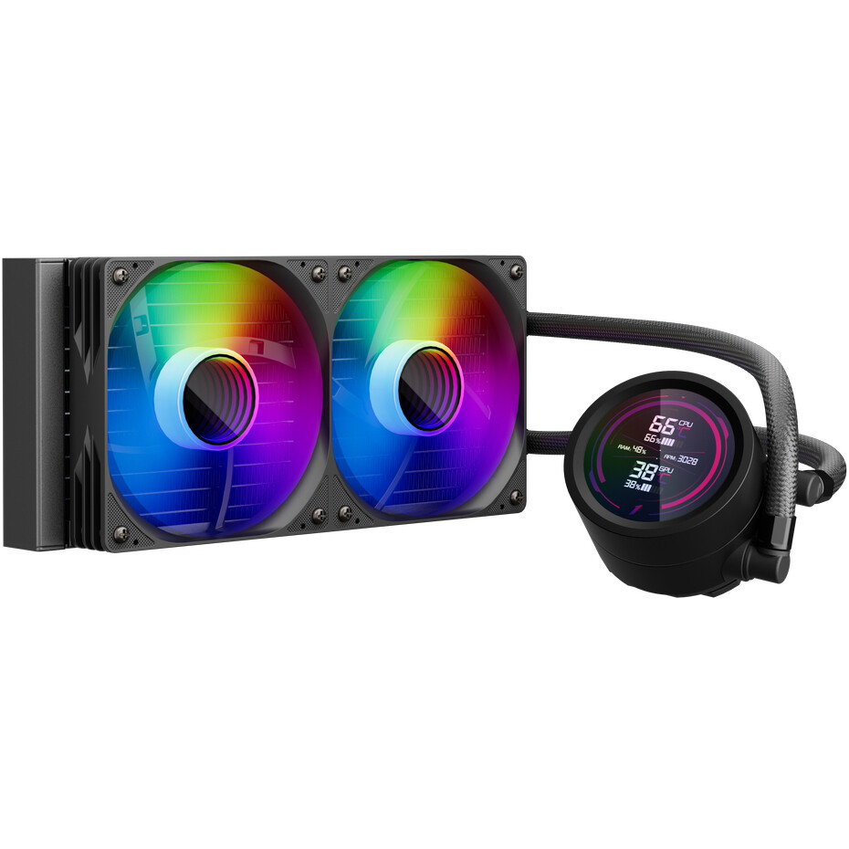 Система жидкостного охлаждения 1STPLAYER TS4 240 Black - TS4-240-BK - фото 3