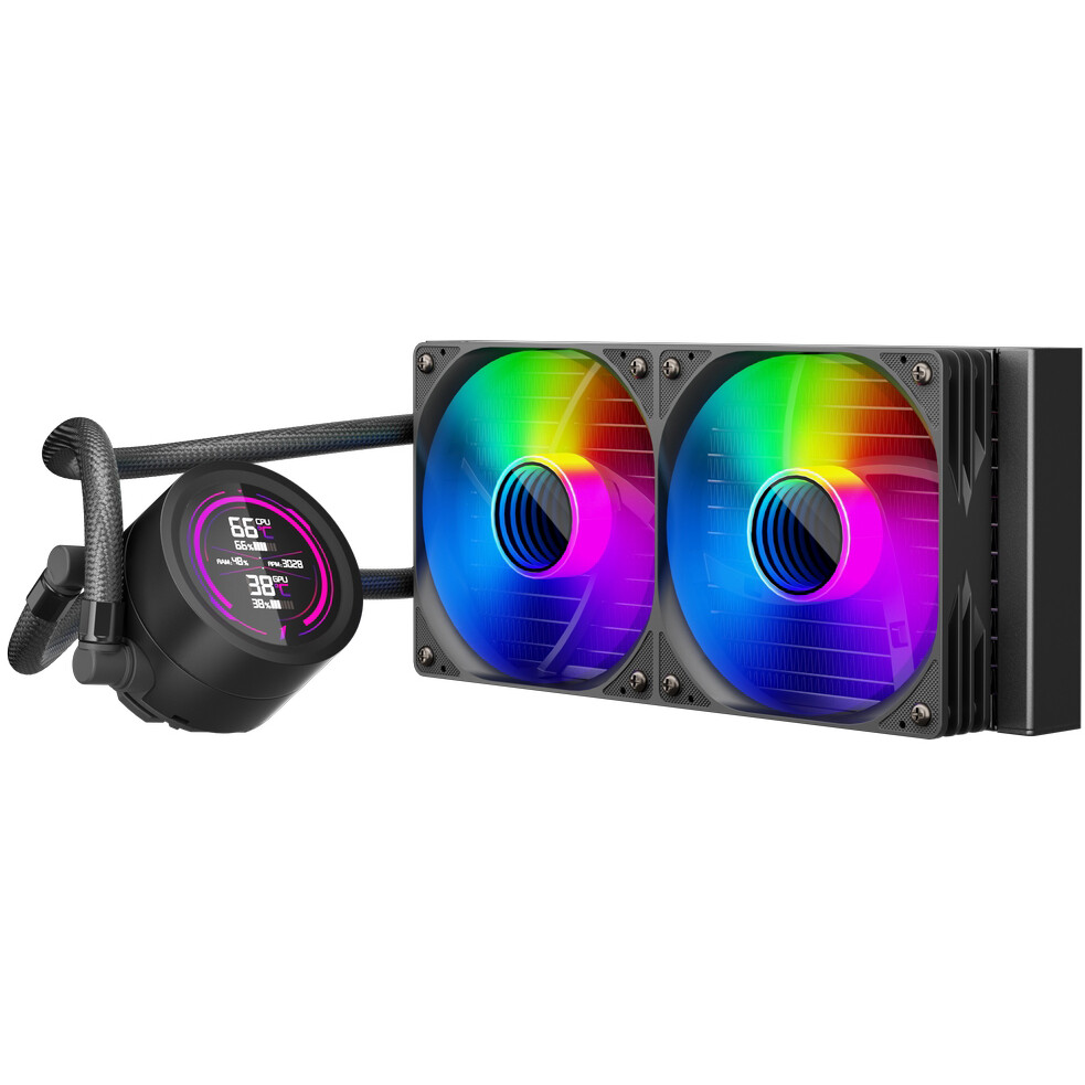 Система жидкостного охлаждения 1STPLAYER TS4 240 Black - TS4-240-BK - фото 4