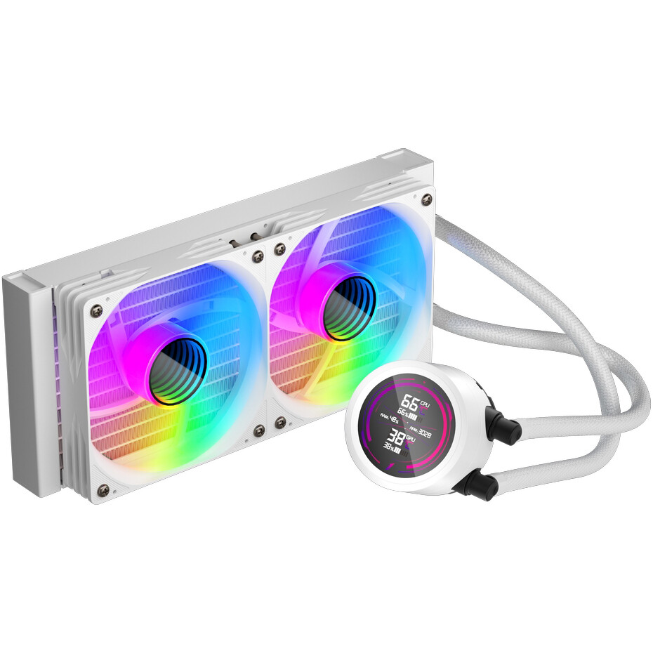 Система жидкостного охлаждения 1STPLAYER TS4 240 White - TS4-240-WH