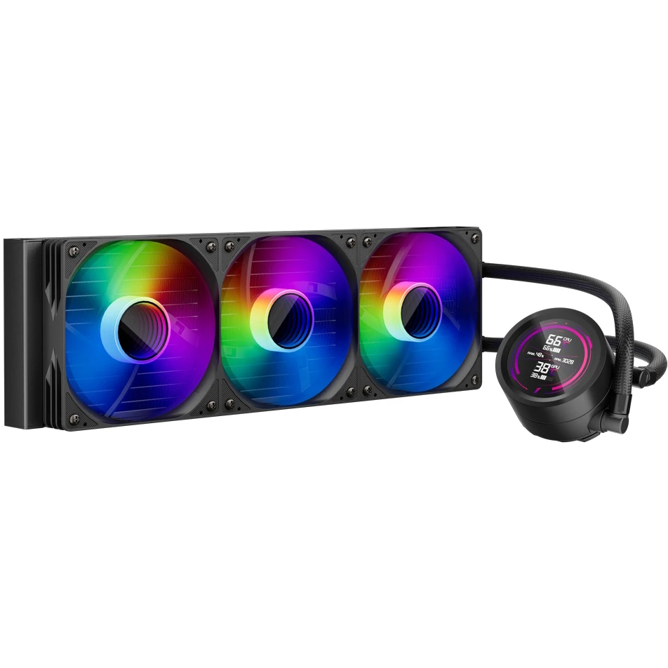 Система жидкостного охлаждения 1STPLAYER TS4 360 Black - TS4-360-BK - фото 2