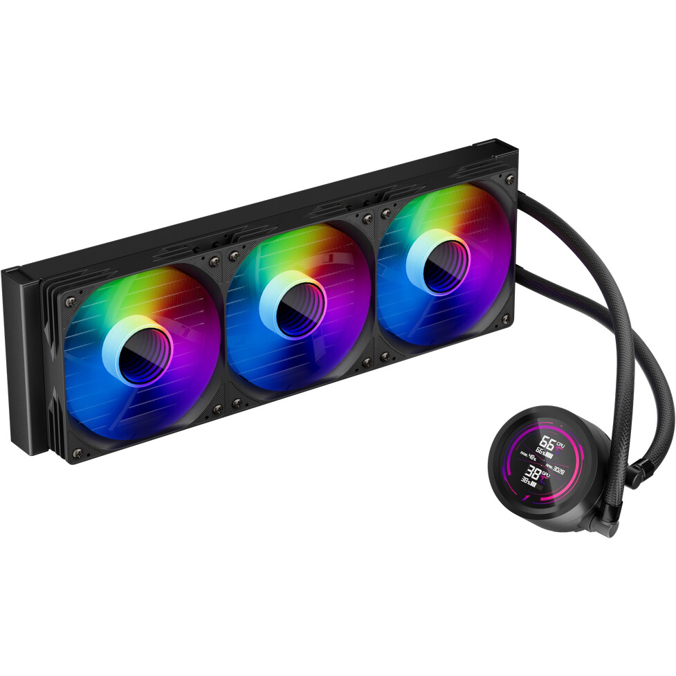 Система жидкостного охлаждения 1STPLAYER TS4 360 Black - TS4-360-BK - фото 4