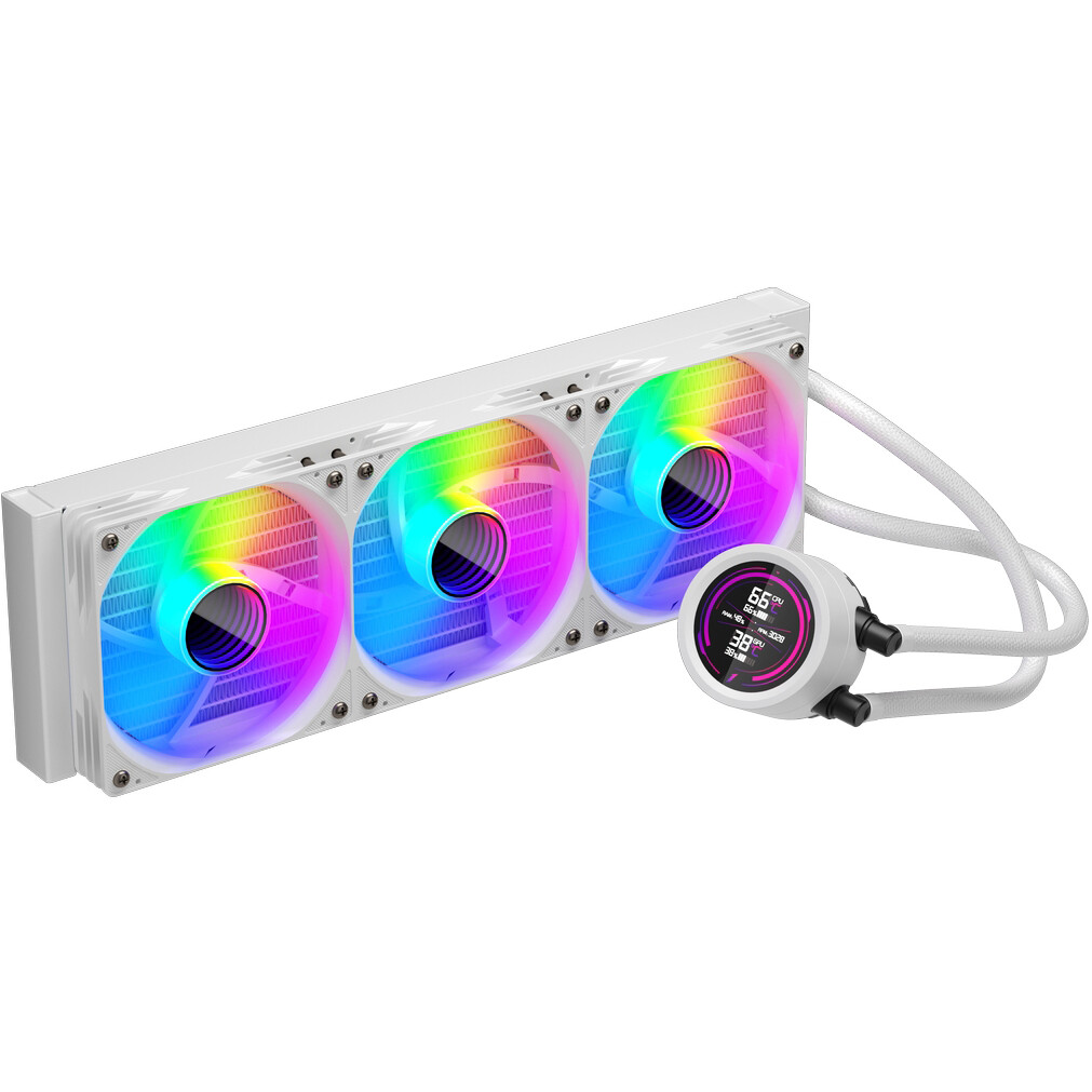 Система жидкостного охлаждения 1STPLAYER TS4 360 White - TS4-360-WH