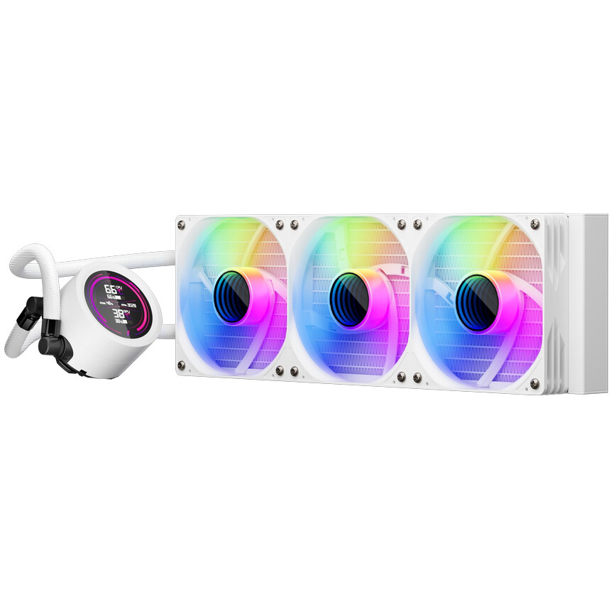 Система жидкостного охлаждения 1STPLAYER TS4 360 White - TS4-360-WH - фото 3