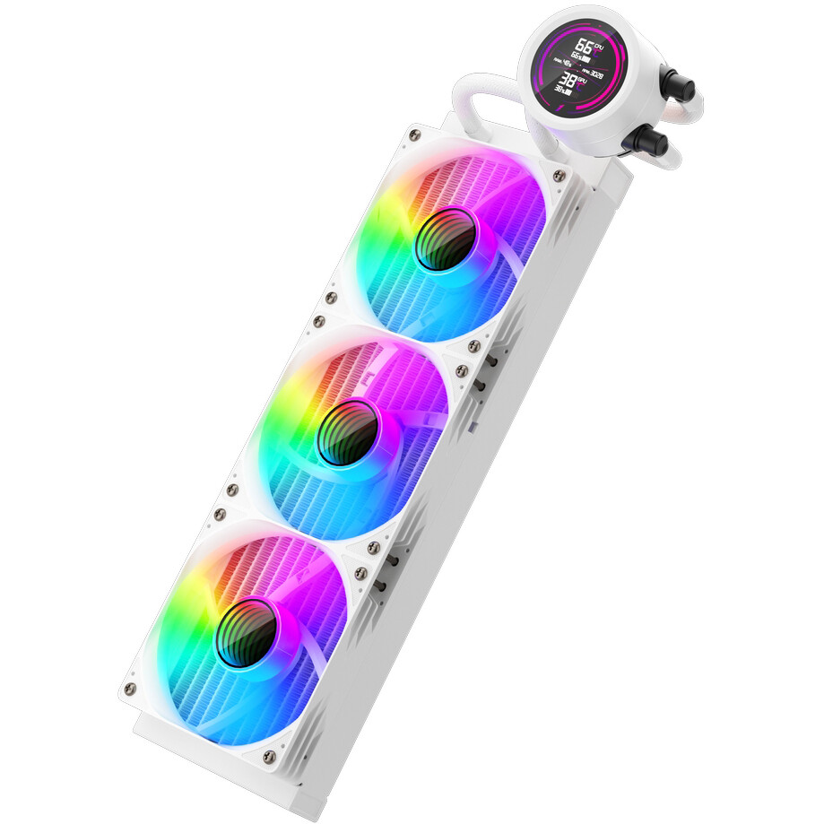 Система жидкостного охлаждения 1STPLAYER TS4 360 White - TS4-360-WH - фото 5