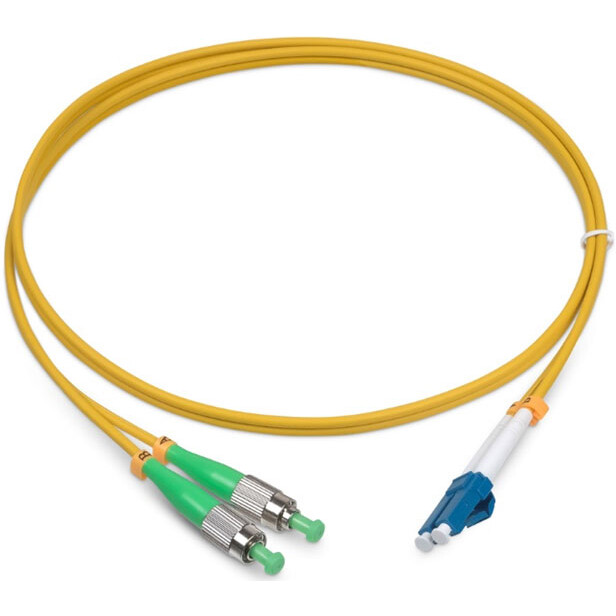 Патч-корд Cabeus FOP(d)-9-FC/APC-LC/UPC-3m, 3м