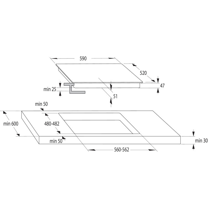 Электрическая варочная панель Gorenje ECT632BSCE - фото 5