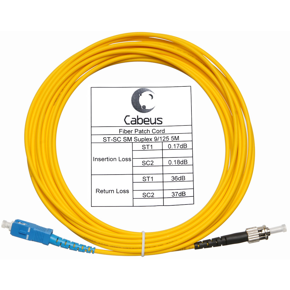 Патч-корд Cabeus FOP(s)-9-SC-ST-20m, 20м