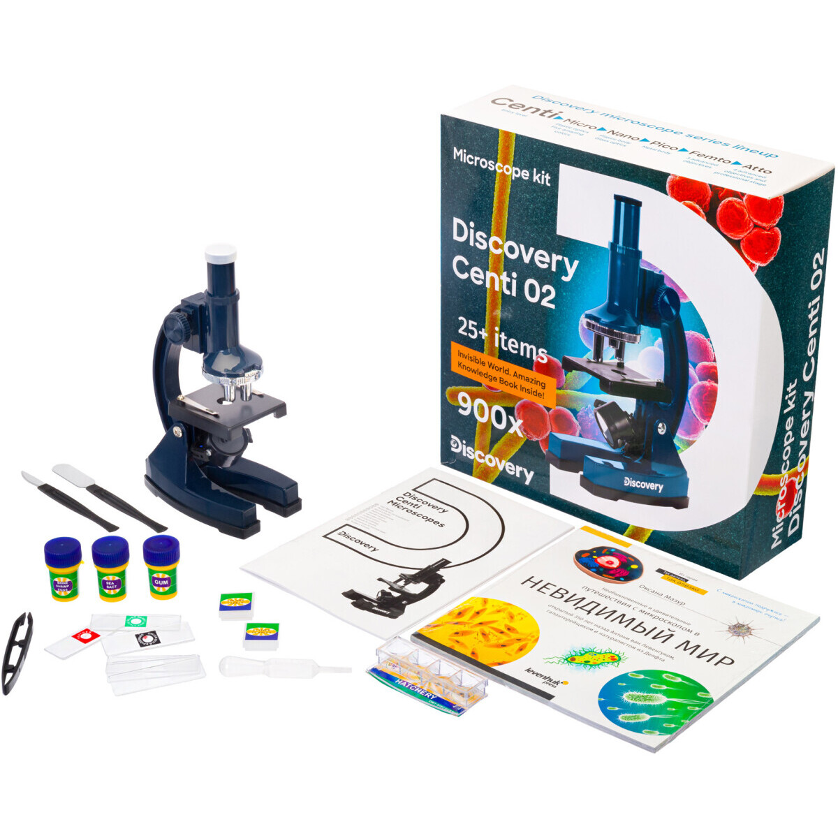 Микроскоп Levenhuk Discovery Centi 02 - 78241 - фото 10