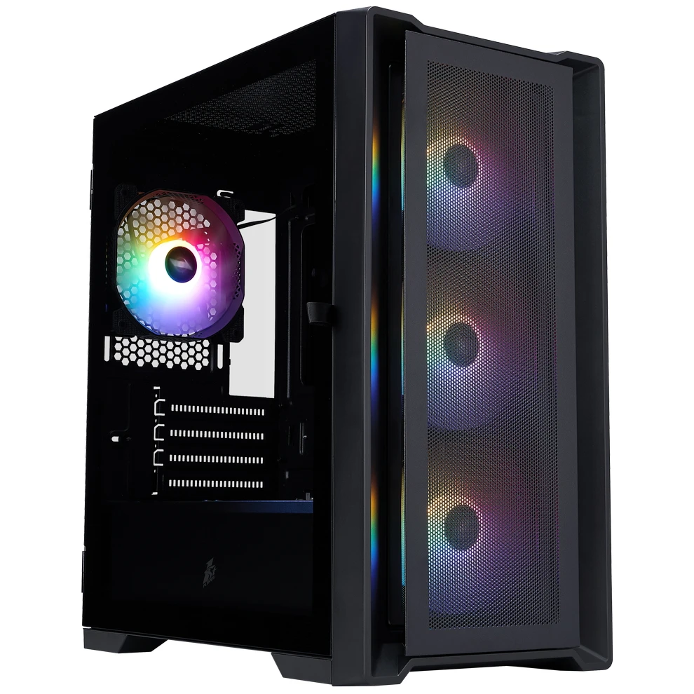 Корпус 1STPLAYER TRILOBITE T4 FRGB Black - T4-BK-4F1