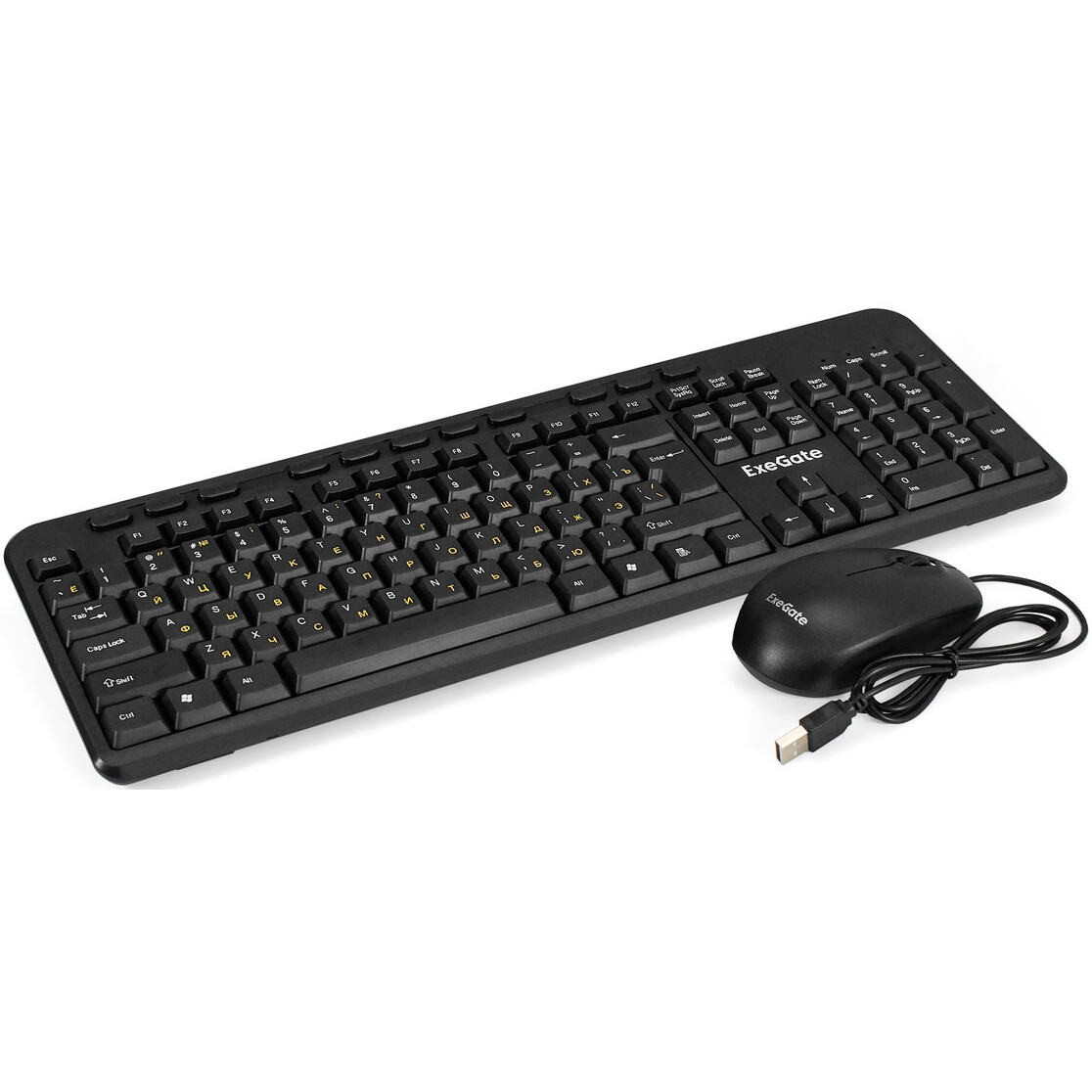Клавиатура + мышь ExeGate Professional Standard Combo MK150 Black