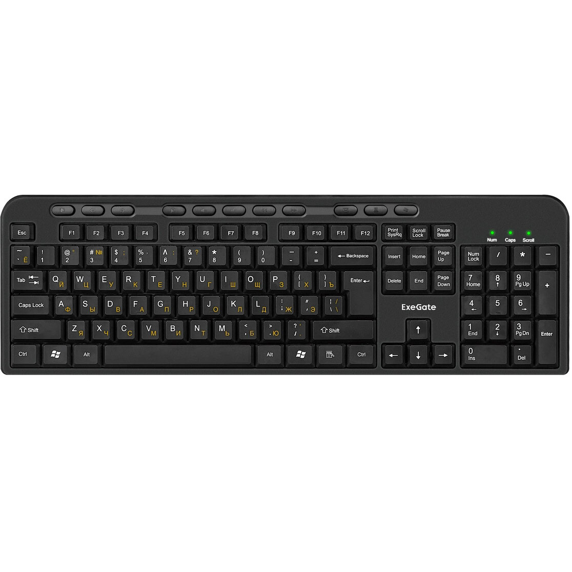 Клавиатура + мышь ExeGate Professional Standard Combo MK150 Black - EX298903RUS - фото 2