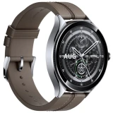 Умные часы Xiaomi Watch 2 Pro LTE Silver Case with Brown Leather Strap (M2233W1) (BHR7210GL)