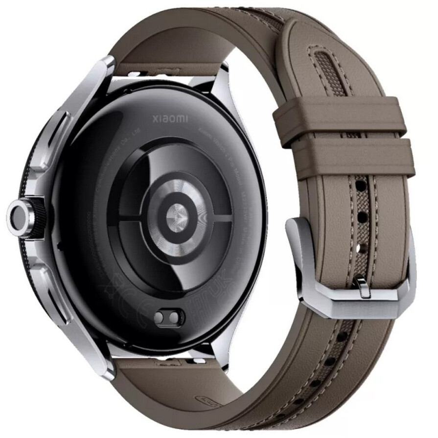 Умные часы Xiaomi Watch 2 Pro LTE Silver Case with Brown Leather Strap (M2233W1) - BHR7210GL - фото 4