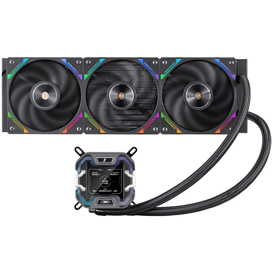 Система жидкостного охлаждения 1STPLAYER X-360 Black - X-360-BK - фото 2