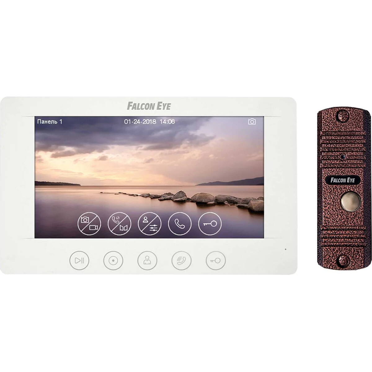 Комплект видеодомофонии Falcon Eye KIT Space HD Wi-Fi - 00-00331349
