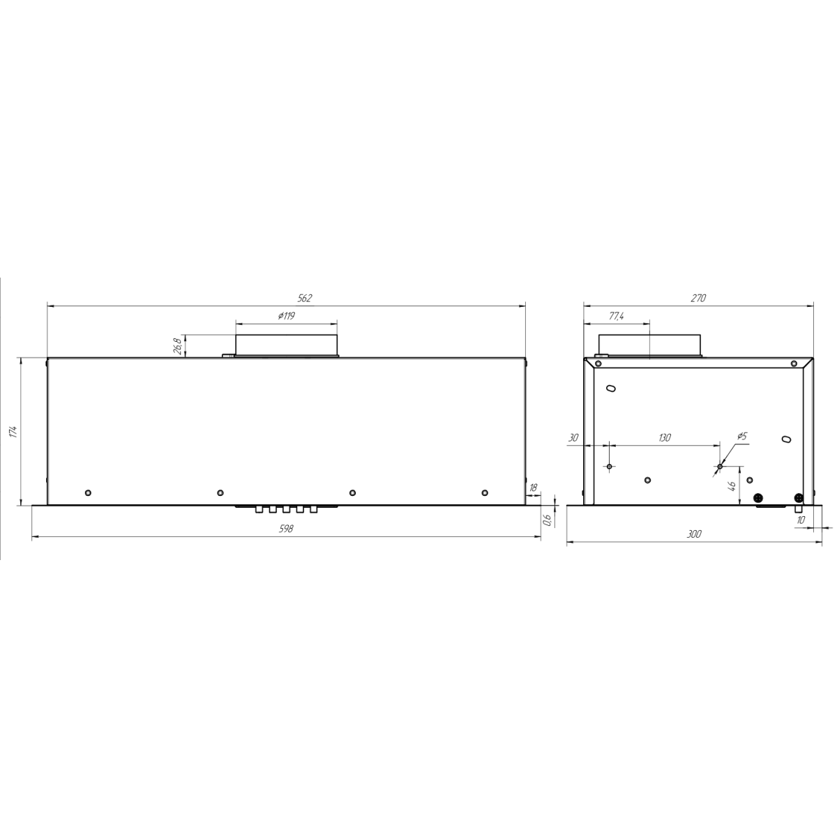 Вытяжка Elikor Cube Basic 60П-500-К3Д White - 293432 - фото 7