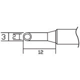 Жало Atten T130-3.0CM (ACF034846)