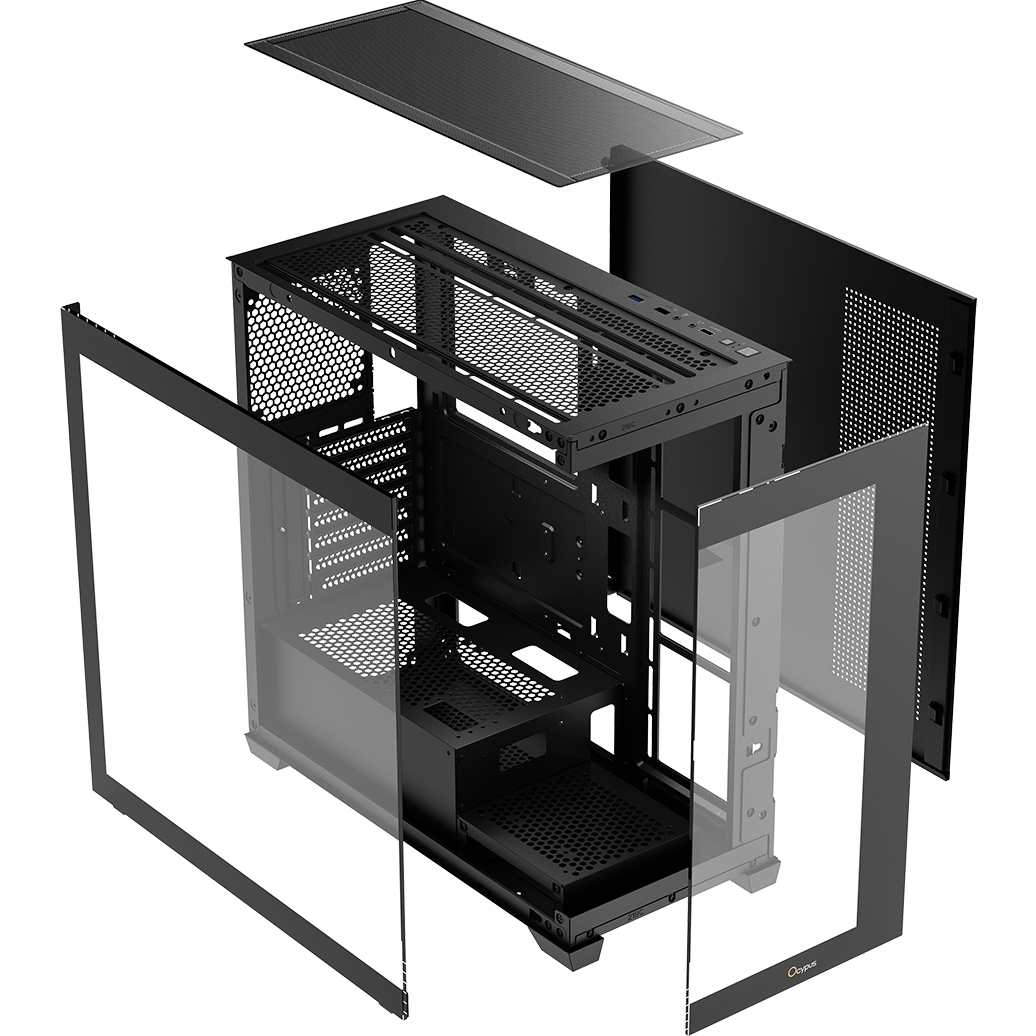 Корпус Ocypus Gamma C72 BK ARGB - Gamma-C72-BKD400XX-GL - фото 8