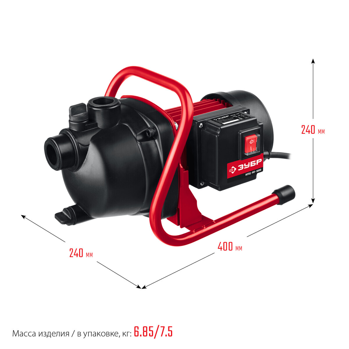 Насос ЗУБР НПЦ-М1-1000 - фото 5