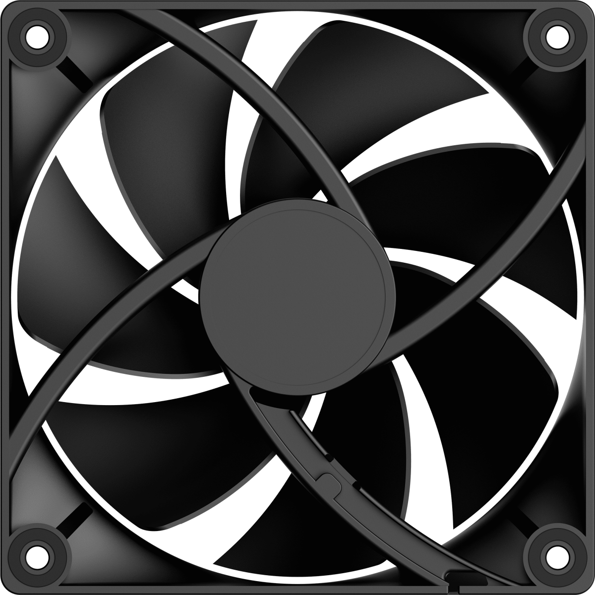 Вентилятор для корпуса Ocypus Delta F12 BK - Delta-F12-BK1NM00X-GL - фото 3