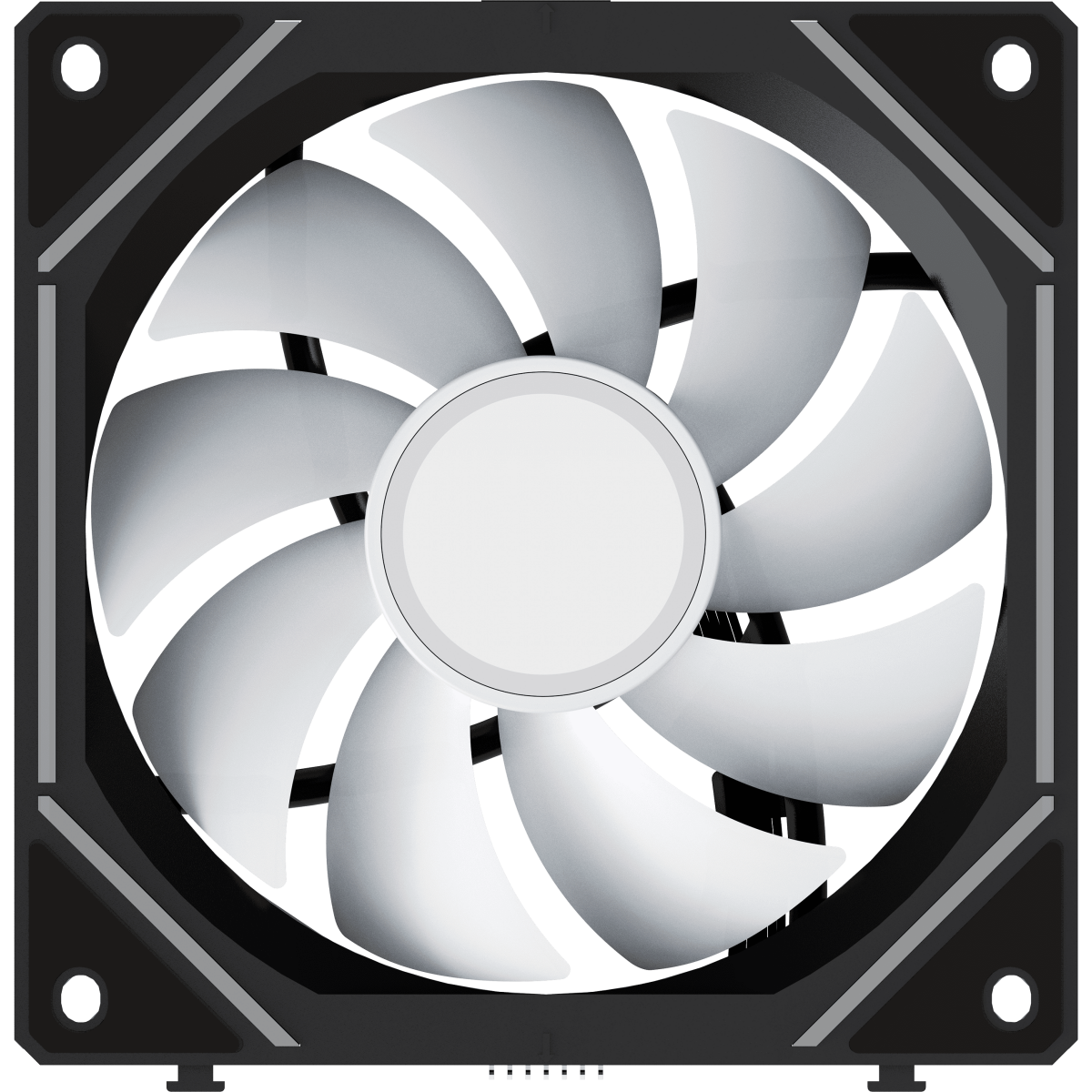 Вентилятор для корпуса Ocypus Gamma F12 UNI BK ARGB (3 шт.) - Gamma-F12-BK3AM00U-GL - фото 4