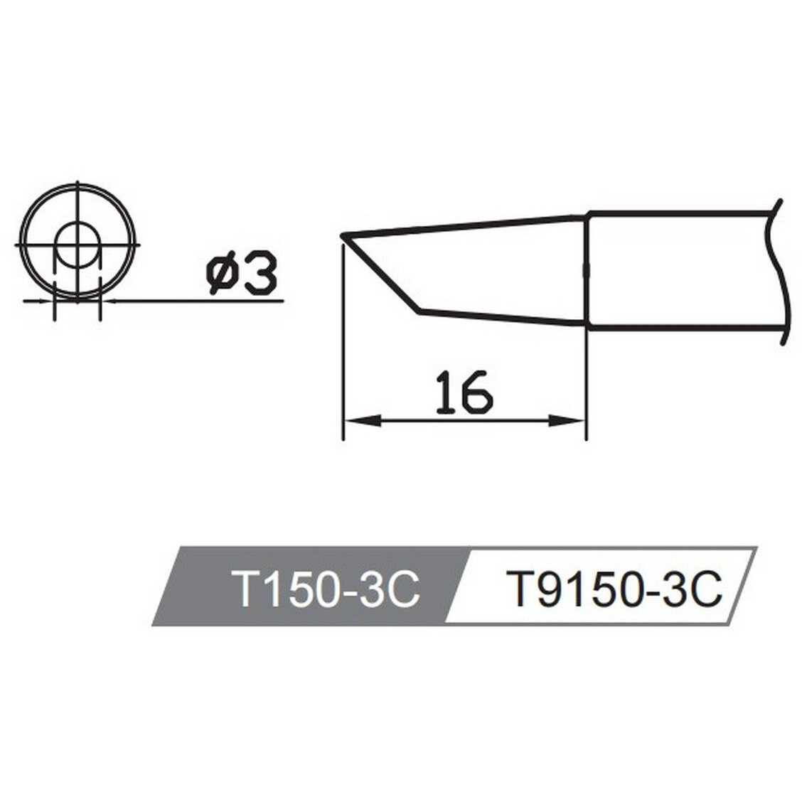 Жало Atten T150-3C - ACF029626 - фото 3