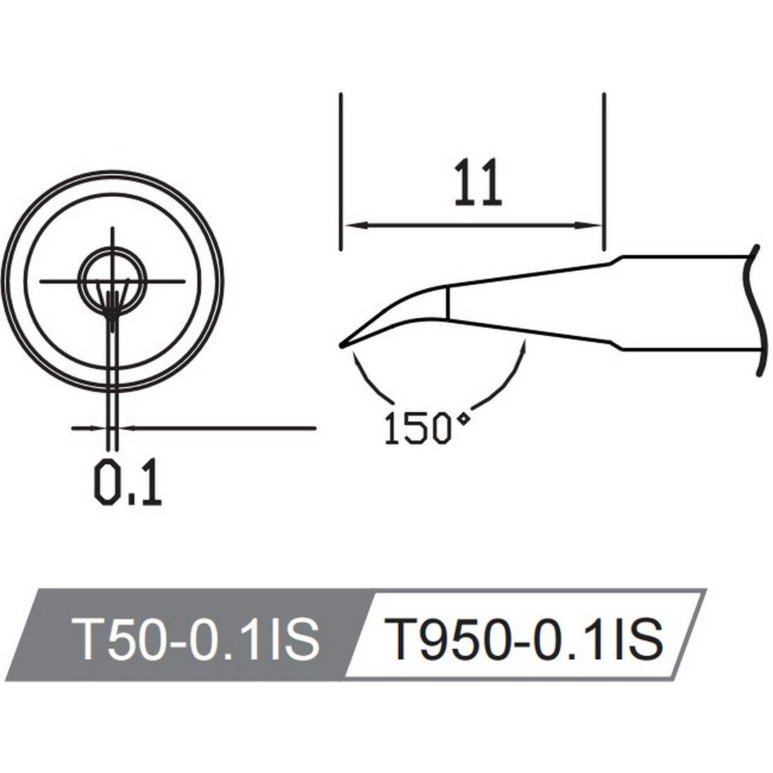 Жало Atten T50-0.1IS - ACF032448 - фото 2