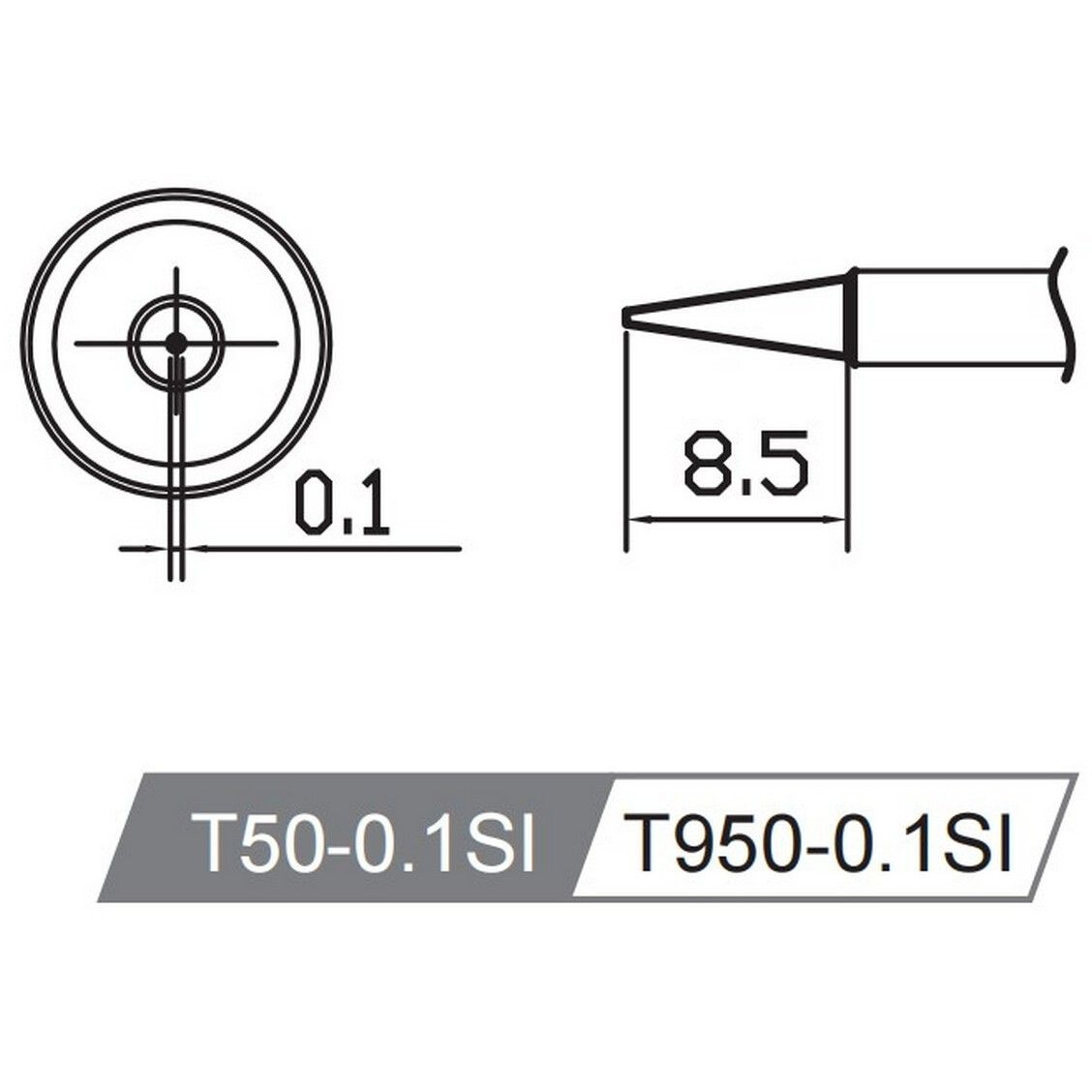 Жало Atten T50-0.1SI - ACF032447 - фото 3