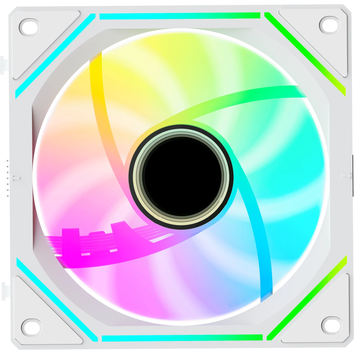 Вентилятор для корпуса Ocypus Gamma F12 UNI WH ARGB REVERSE BLADE (3 шт.) - Gamma-F12-WH3AM01U-GL - фото 2