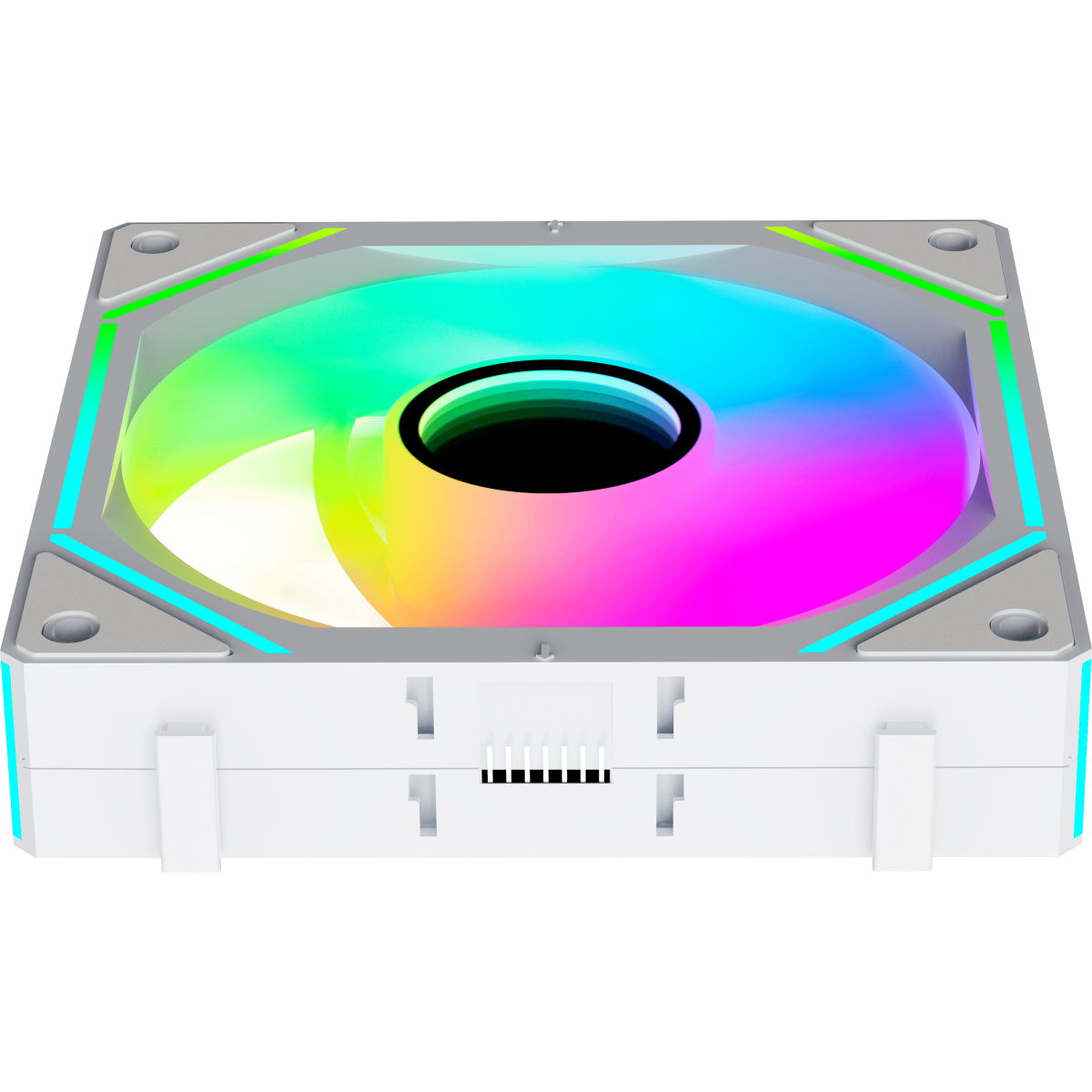 Вентилятор для корпуса Ocypus Gamma F12 UNI WH ARGB REVERSE BLADE (3 шт.) - Gamma-F12-WH3AM01U-GL - фото 3