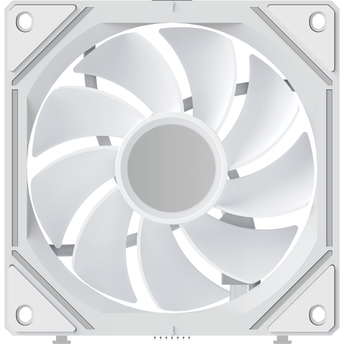 Вентилятор для корпуса Ocypus Gamma F12 UNI WH ARGB REVERSE BLADE (3 шт.) - Gamma-F12-WH3AM01U-GL - фото 4