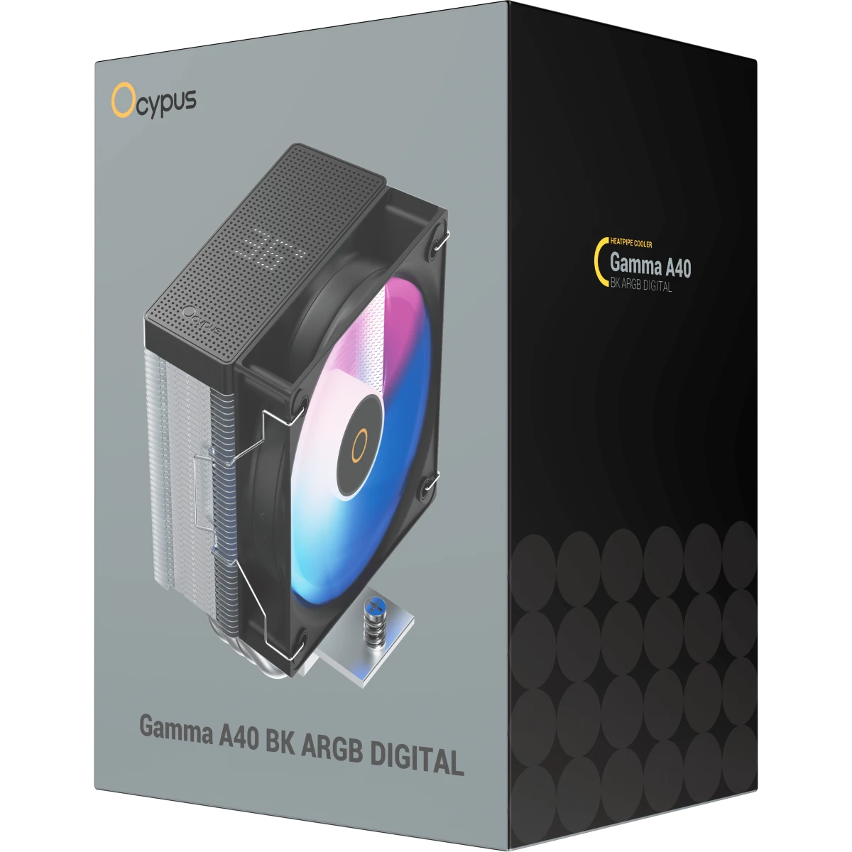 Кулер Ocypus Gamma A40 BK ARGB Digital - Gamma-A40-BK1NAWD00X-GL - фото 9