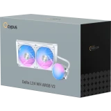 Система жидкостного охлаждения Ocypus Delta L24 WH ARGB V2 (Delta-L24-WH2AAWNN02X-GL)