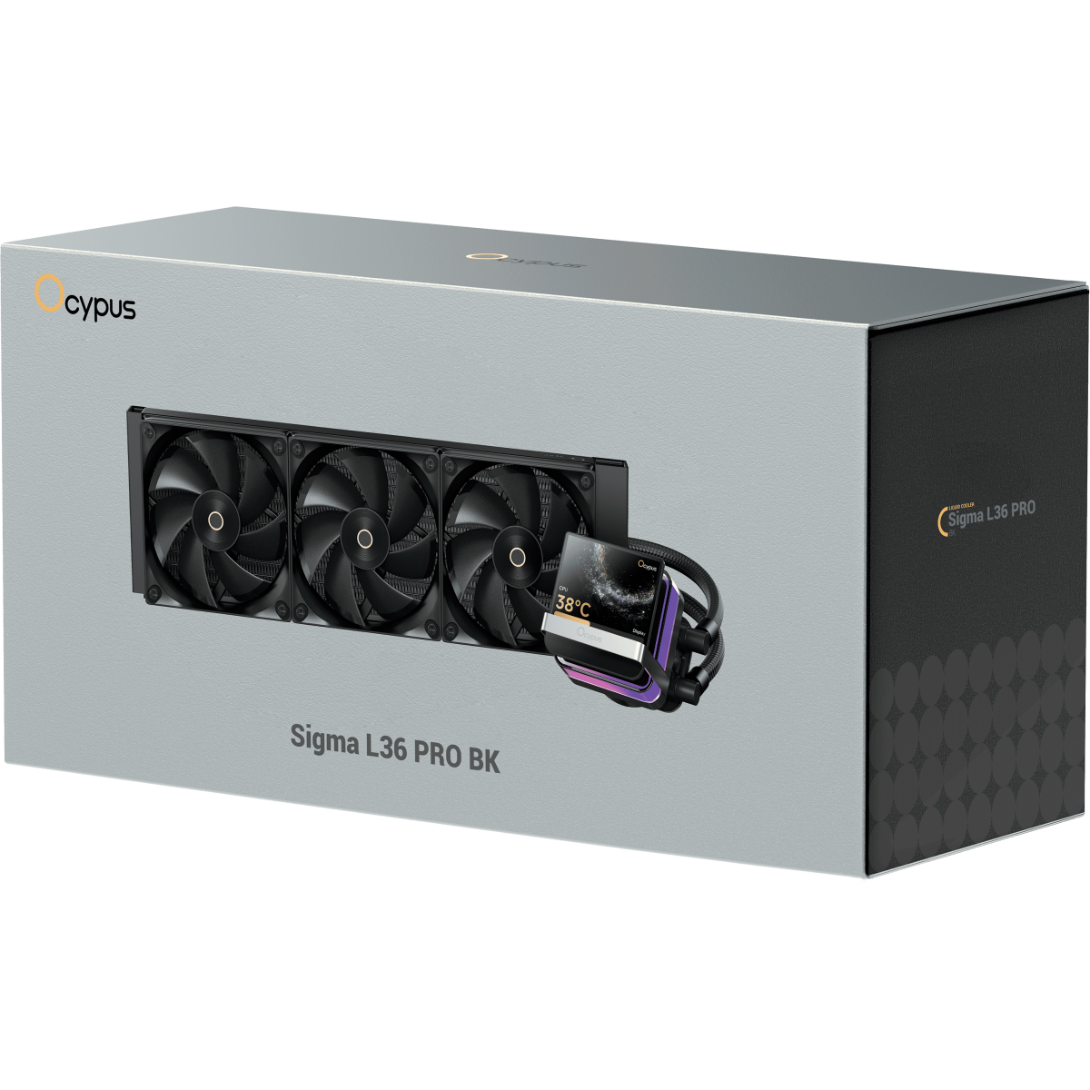 Система жидкостного охлаждения Ocypus Sigma L36 PRO BK - Sigma-L36-BK3ANWL00P-GL - фото 9