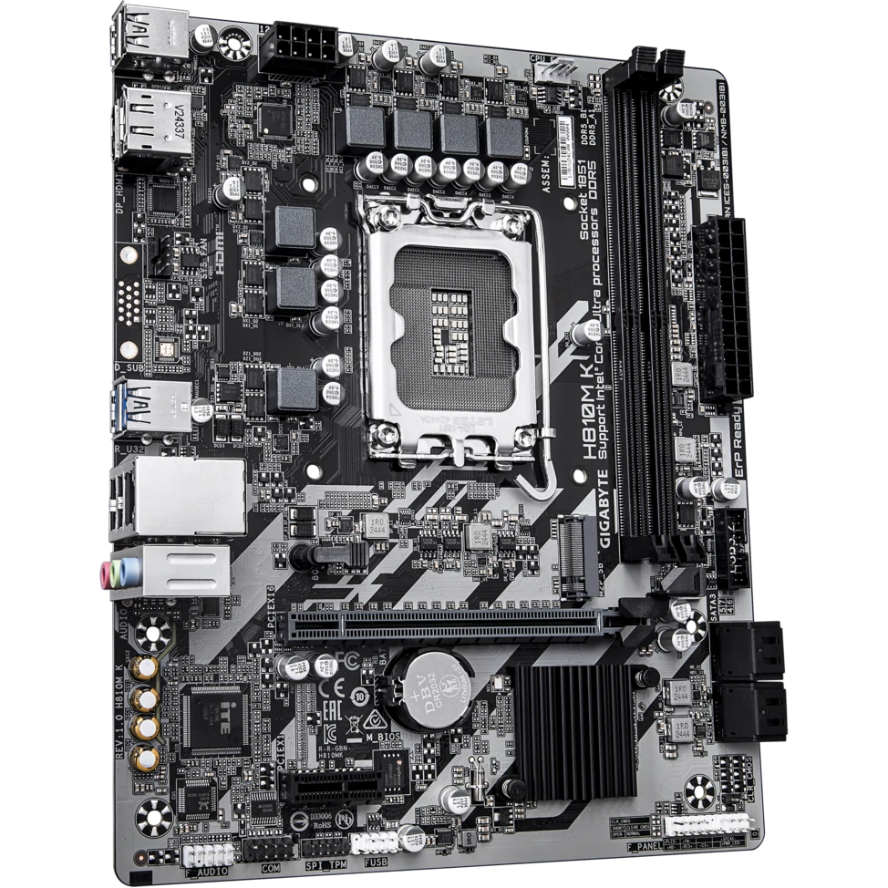 Материнская плата Gigabyte H810M K - фото 2