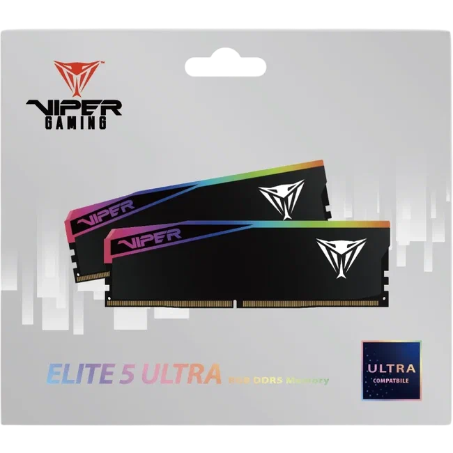 Оперативная память 64Gb DDR5 6000MHz Patriot Viper Elite 5 Ultra RGB (VEUR564G6028K) (2x32Gb KIT) - фото 6