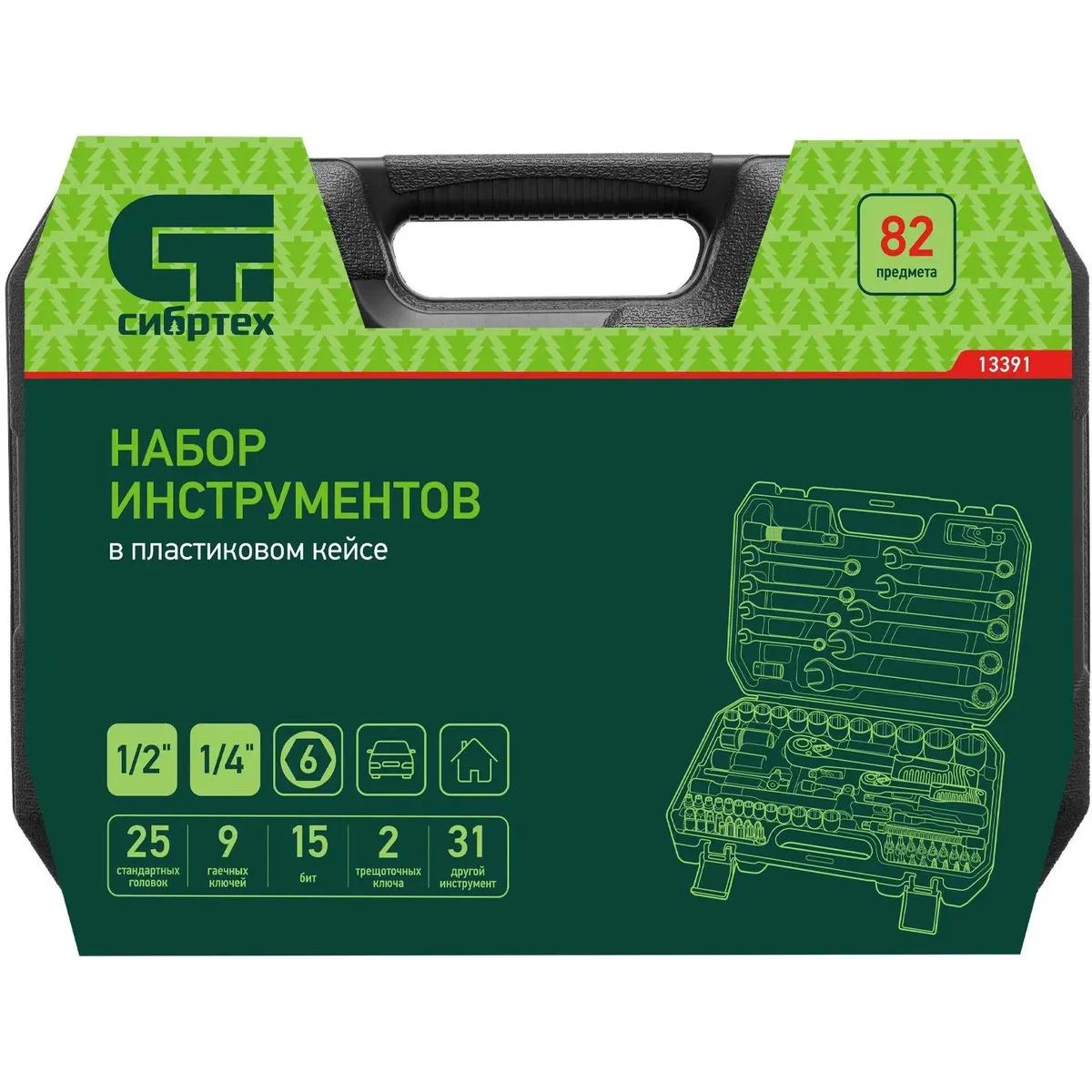 Набор инструментов Сибртех 13391 - фото 6