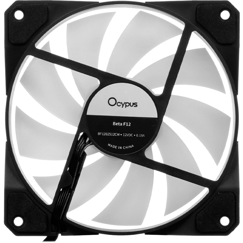 Вентилятор для корпуса Ocypus Beta F12 BK ARGB - Beta-F12-BK1AM00X-GL - фото 3