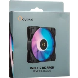 Вентилятор для корпуса Ocypus Beta F12 BK ARGB REVERSE BLADE