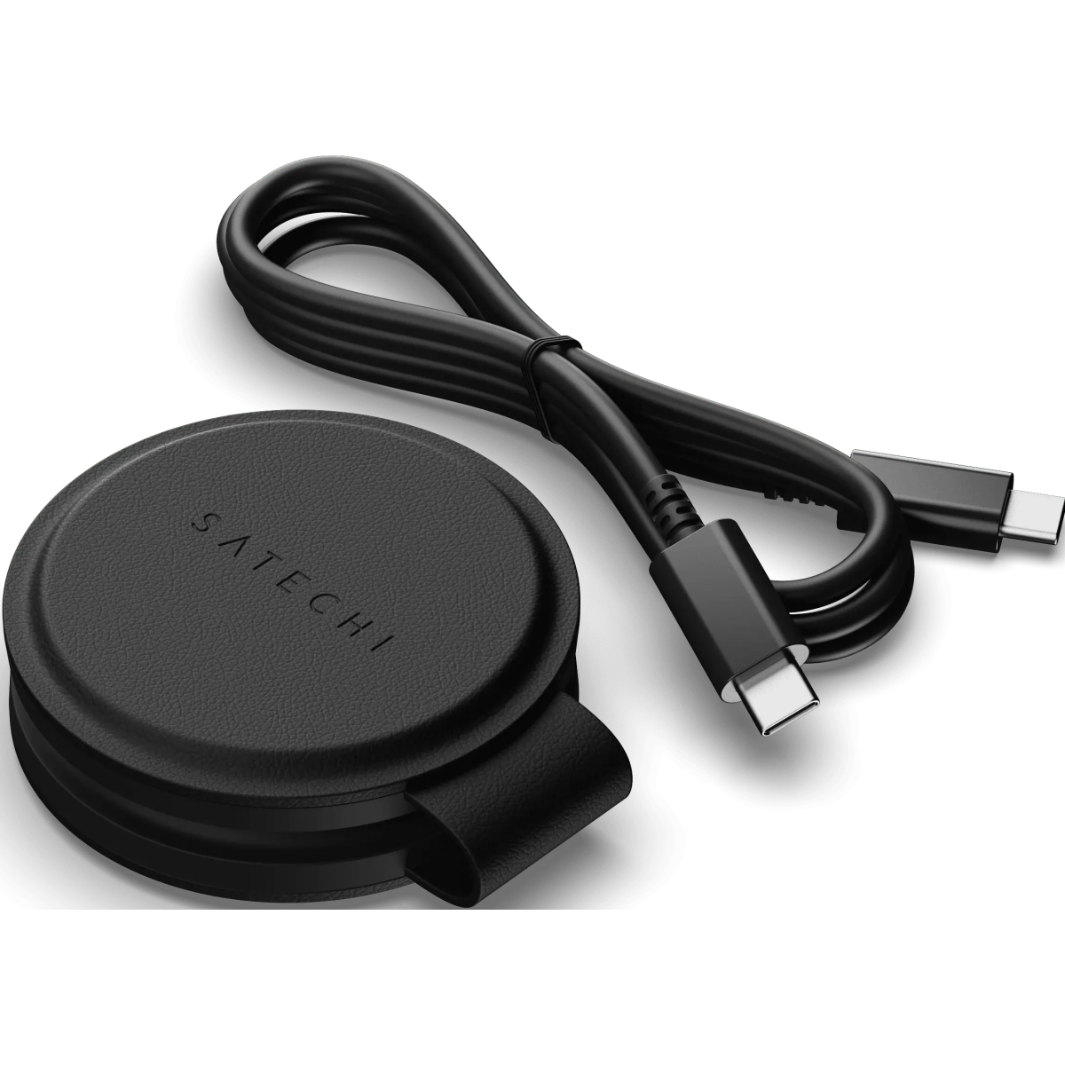 Беспроводное зарядное устройство Satechi OntheGo 2-in-1 Black - ST-QTG21K - фото 4