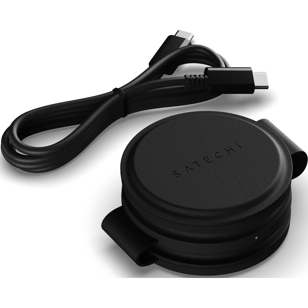 Беспроводное зарядное устройство Satechi OntheGo 3-in-1 Black - ST-QTG31K - фото 4