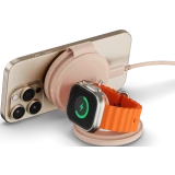 Беспроводное зарядное устройство Satechi OntheGo 3-in-1 Desert Rose (ST-QTG31R)