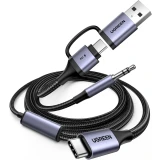 Кабель USB Type-C - 3.5 Jack/USB Type-C, 1.5м, UGREEN CM772 (45009)