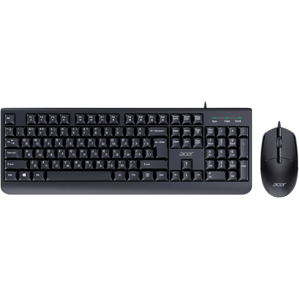 Клавиатура + мышь Acer OCC400 Black - ZL.ACCCC.015