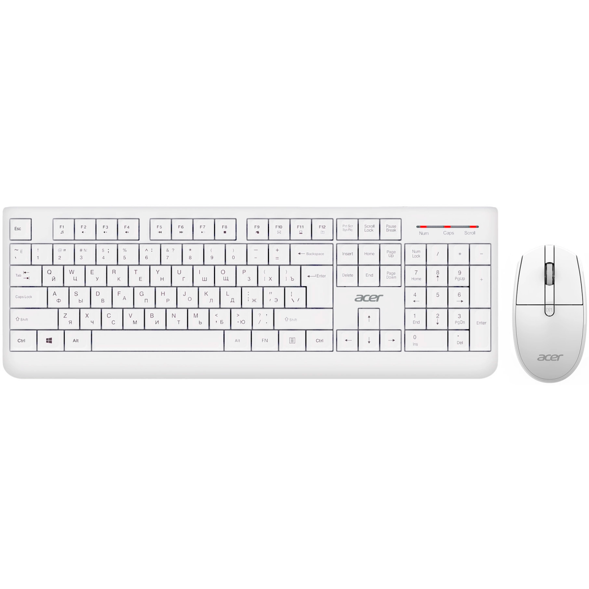 Клавиатура + мышь Acer OCC401 White - ZL.ACCCC.017