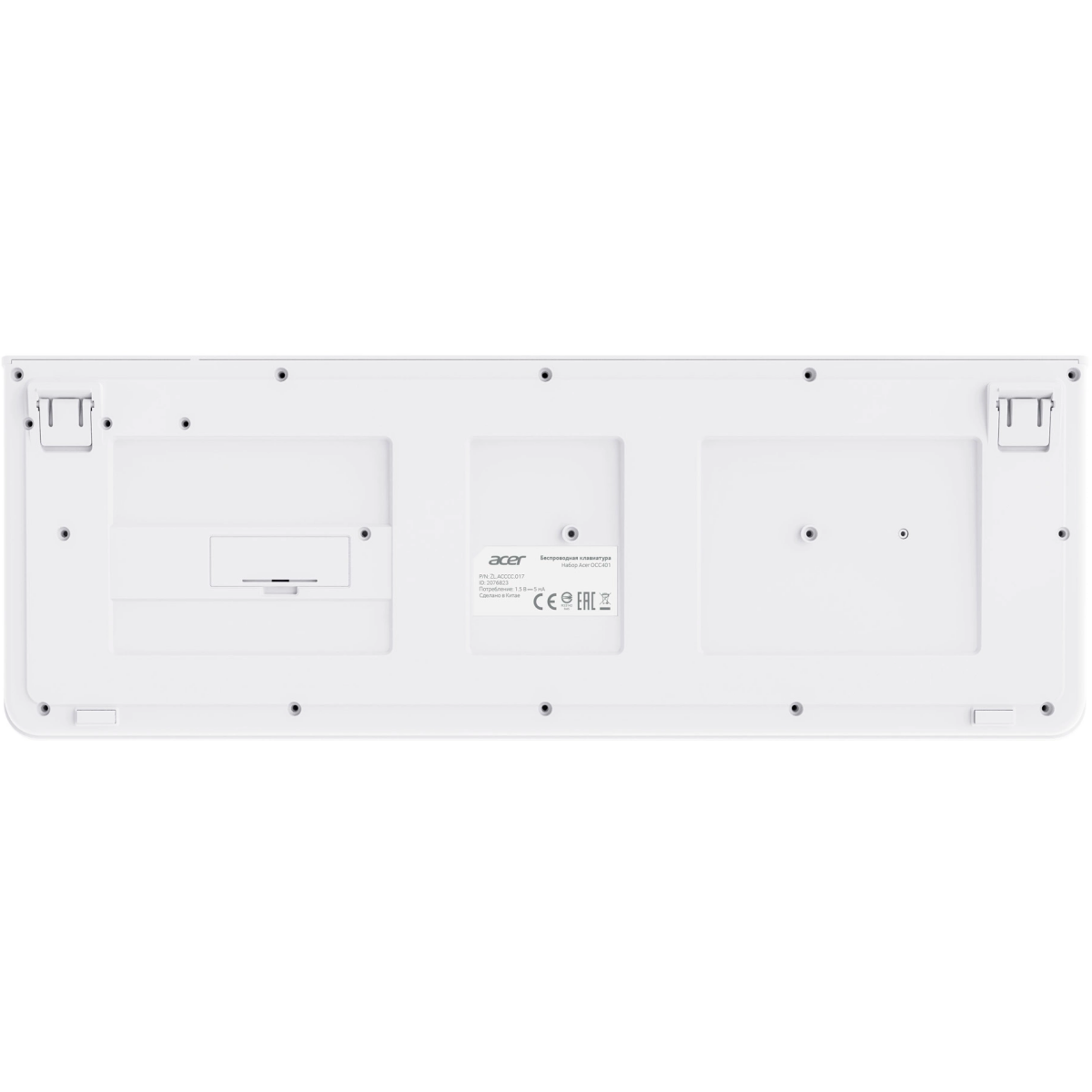 Клавиатура + мышь Acer OCC401 White - ZL.ACCCC.017 - фото 3