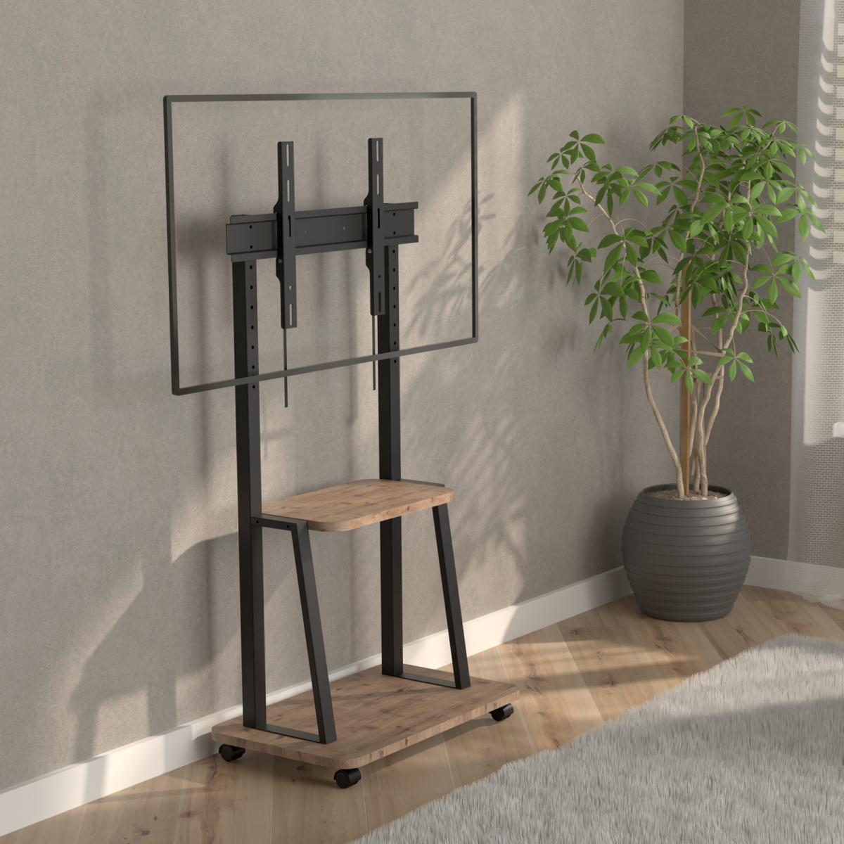 Мобильная стойка Holder PR-108 Black - фото 3