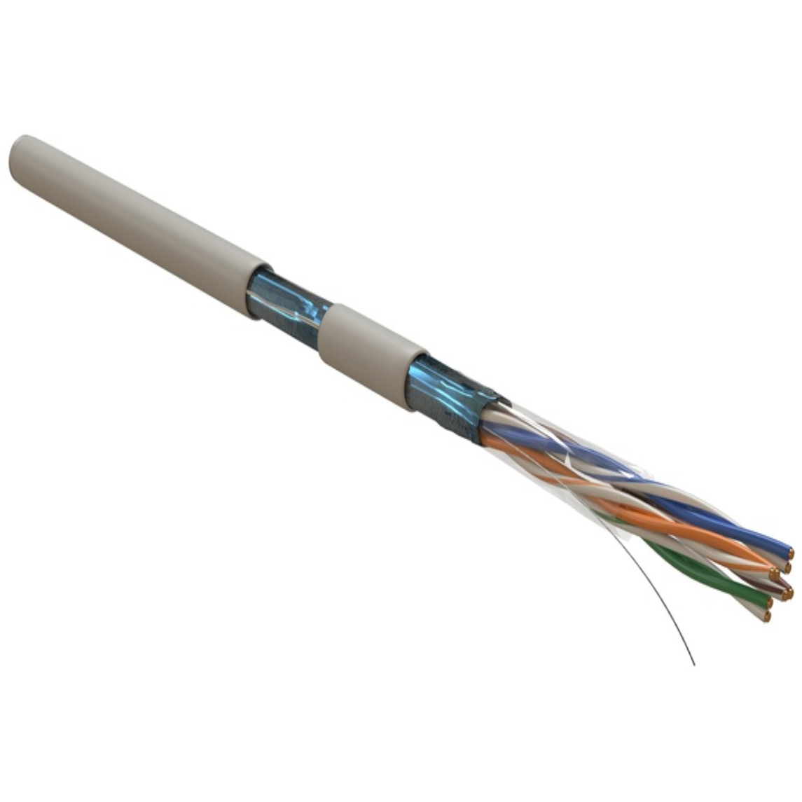 Бухта Hyperline FUTP4R-C5E-S24-IN-LSZH-GY-305, 305м