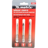 Набор свёрл Matrix 72825